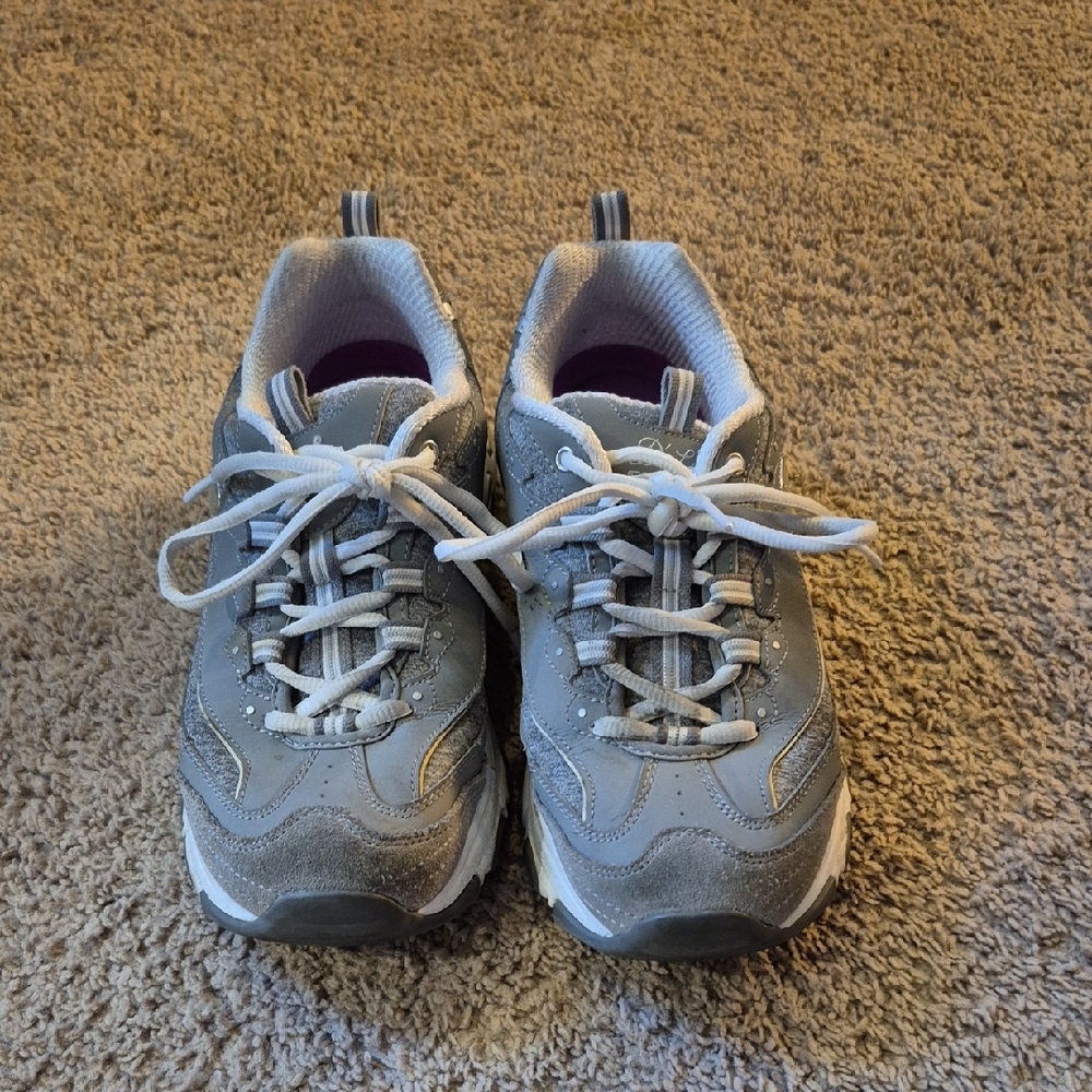 Gray Skechers